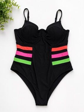 VETCHY-MONTEGO UNDERWIRE MESH SWIMSUIT